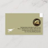 Creative Brickwork Peeling Plaster Visitenkarte (Rückseite)