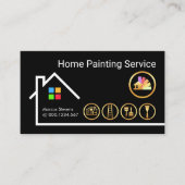 Creative Building Frame Painter Handyman Visitenkarte (Vorderseite)