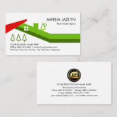 Creative Building Home Landscape Realtor Visitenkarte (Vorne/Hinten)