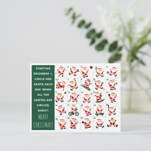 Creative Business Weihnachtskarten Feiertagspostkarte (Stehend Vorderseite)