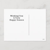 Creative Business Weihnachtskarten Feiertagspostkarte (Rückseite)