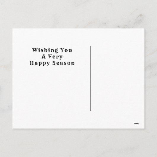 Creative Business Weihnachtskarten Feiertagspostkarte (Rückseite)