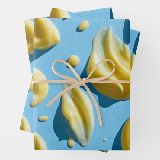 Creative Butter Cream Drips Pattern  Geschenkpapier Set (Beispiel)