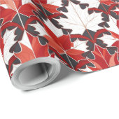Creative Canadian Maple Leaf Muster ID1072 Geschenkpapier (Rolleneckpunkt)