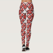 Creative Canadian Maple Leaf Muster ID1072 Leggings (Rückseite)