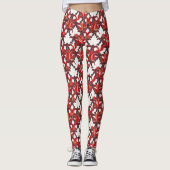 Creative Canadian Maple Leaf Muster ID1072 Leggings (Vorderseite)