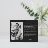 Creative Card des Navy-Flyers Postkarte (Stehend Vorderseite)