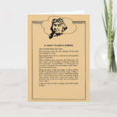 Creative Card für Navy Flyers Karte (Vorderseite)