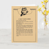 Creative Card für Navy Flyers Karte (Gelbe Blume)