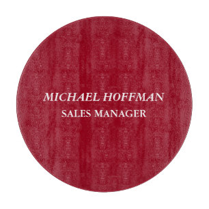 Creative Carmine Red Minimalistisch Classical Ital Schneidebrett