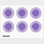 Creative Cat Mandala Sticker (Blatt)