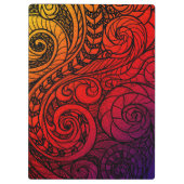 Creative Chaos Doodle-Zwischenablage Klemmbrett (Rückseite)