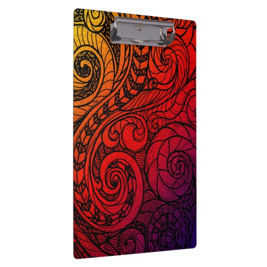 Creative Chaos Doodle-Zwischenablage Klemmbrett (Rechts)