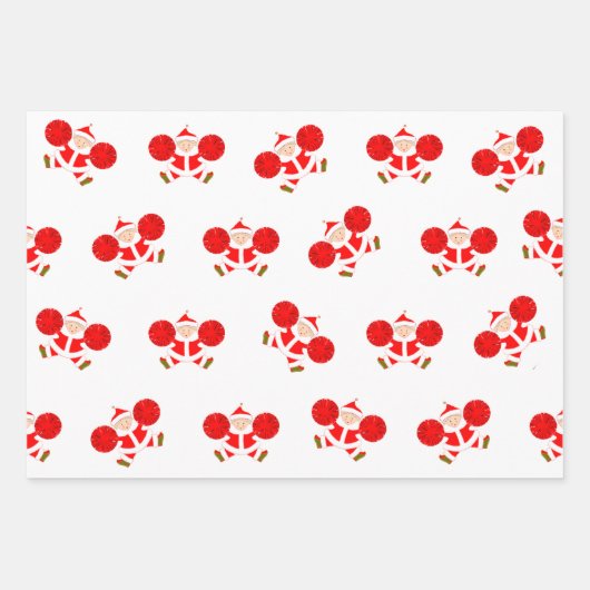 Creative Cheerleader Holiday Geschenkpapier Set (Vorderseite 3)