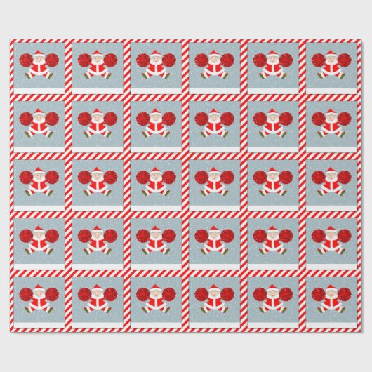 Creative Cheerleader Weihnachtsgeschenk Geschenkpapier (Flach)