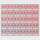 Creative Cheerleader Weihnachtsgeschenk Geschenkpapier (Flach)