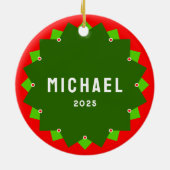 Creative Christmas 2025 Holiday Gift Keramik Ornament (Hinten)