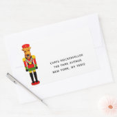 Creative Christmas Address Labels Rechteckiger Aufkleber (Umschlag)