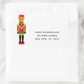 Creative Christmas Address Labels Rechteckiger Aufkleber (Tasche)