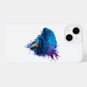Creative Colorful Splash Brain Design Case-Mate iPhone Hülle (Rückseite (Horizontal))