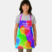 Creative Cooks sind selten Tidy Rainbow Kid's Schü Schürze (Insitu)