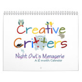 Creative Critters 12 Monate Kalender (Titelbild)