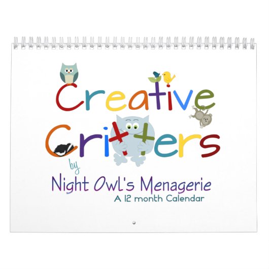 Creative Critters 12 Monate Kalender (Titelbild)