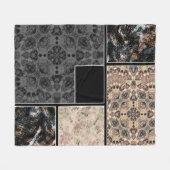 Creative Design Fotos Textur Zierschlangenhaut Fleecedecke (Vorderseite (Horizontal))