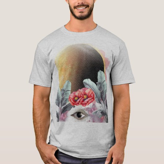Creative Design Men's T - Shirt "The Solar Eclipse (Vorderseite)