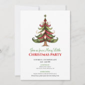 Creative designer Christmas tree Christmas invite Einladung (Vorderseite)
