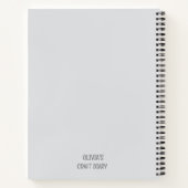 Creative Diary for Artists and Crafters Notizblock (Rückseite)