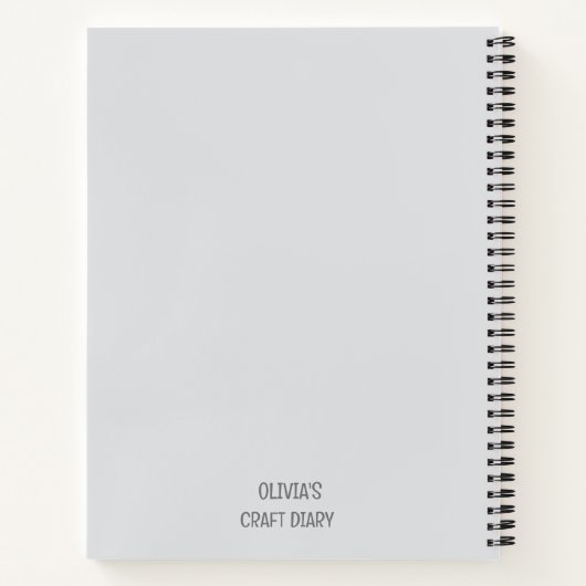 Creative Diary for Artists and Crafters Notizblock (Rückseite)