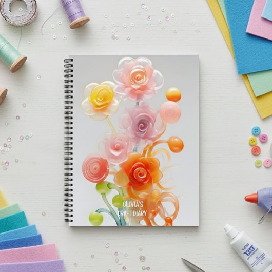 Creative Diary for Artists and Crafters Notizblock