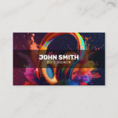 Creative DJ Signer Songwriter Music DJs Karaoke Visitenkarte (Vorderseite)