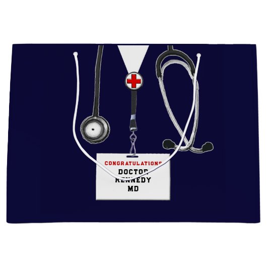 Creative Doctor Abschluss Große Geschenktüte (Vorderseite)