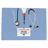 Creative Doctor Abschluss Große Geschenktüte (Rückseite)