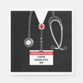 Creative Doctor Abschluss Serviette (Vorderseite)
