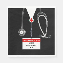 Creative Doctor Abschluss Serviette