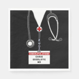 Creative Doctor Abschluss Serviette