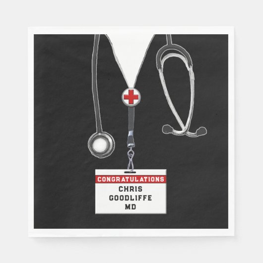 Creative Doctor Abschluss Serviette (Vorderseite)