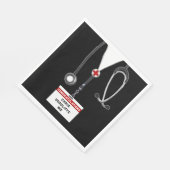 Creative Doctor Abschluss Serviette (Ecke)