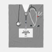 Creative Doctor Fleece Blanket (Vorderseite)