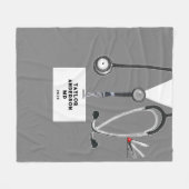 Creative Doctor Fleece Blanket (Vorderseite (Horizontal))