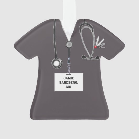 Creative Doctor Keepake - Geschenk Ornament (Rückseite)