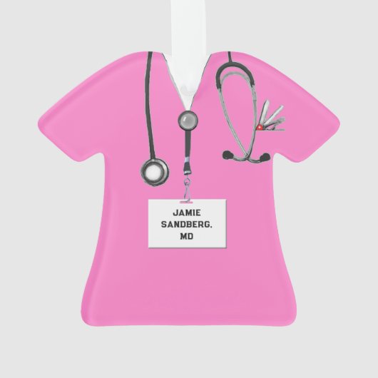 Creative Doctor Keepake - Geschenk Ornament (Rückseite)