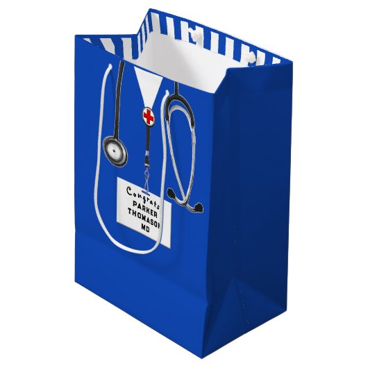Creative Doctor Mittlere Geschenktüte (Vorderseite Schrägansicht)