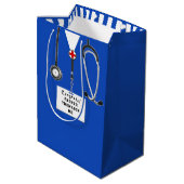 Creative Doctor Mittlere Geschenktüte (Rückseite Schrägansicht)