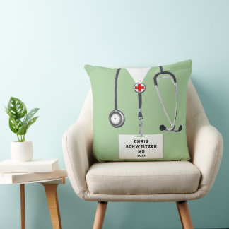 Creative Doctor Throw Pillow Kissen