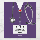 Creative Doctor Weinetikett (Einzelnes Label)
