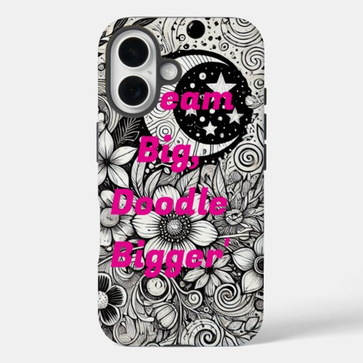 Creative Doodle Art Phone Case - Einzigartig handG (Rückseite)